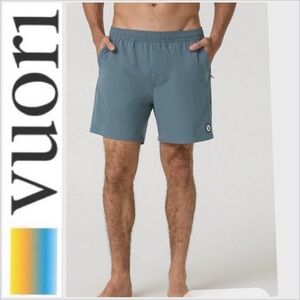 Vuori Maverick Volley Short Blue Size XL  Athletic Shorts unlined